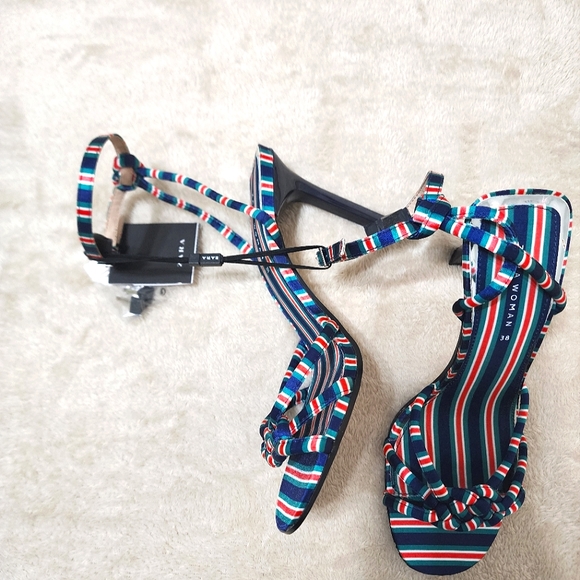 Zara Shoes - Zara Women's Multi-colored Heeled Sandals